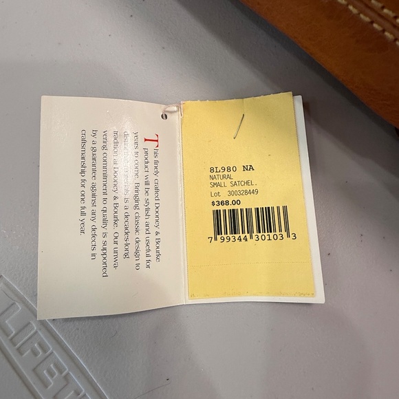 Dooney & Bourke Florentine Satchel Natural - Picture 15 of 16